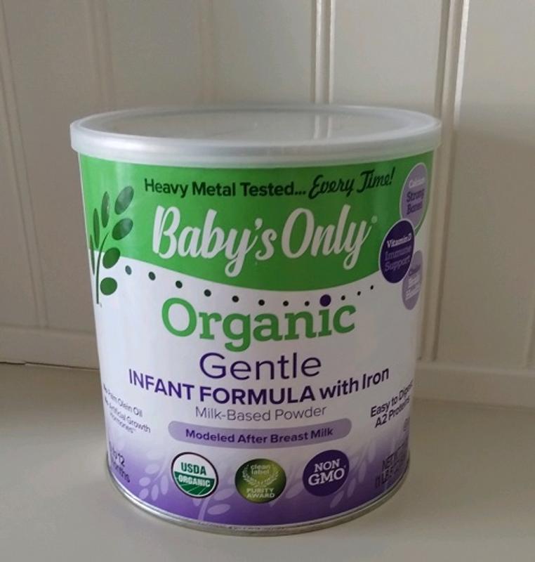 Organic gentle infant formula best sale with iron