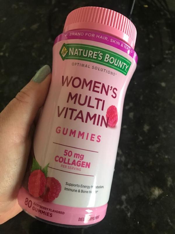 Nature's Bounty Optimal Solutions Women's Multivitamin, Immune and Cellular  Energy Support, Bone Health, Raspberry Flavor, 80 Gummies