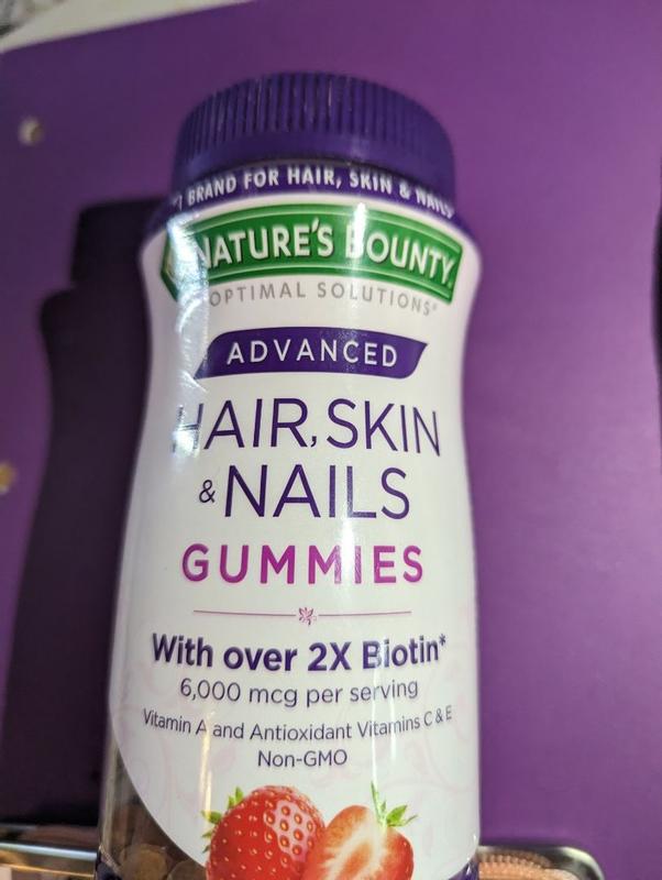Nature’s bounty hair, skin, and nails Hair, Skin & Nails Gummies – Nature's Bounty