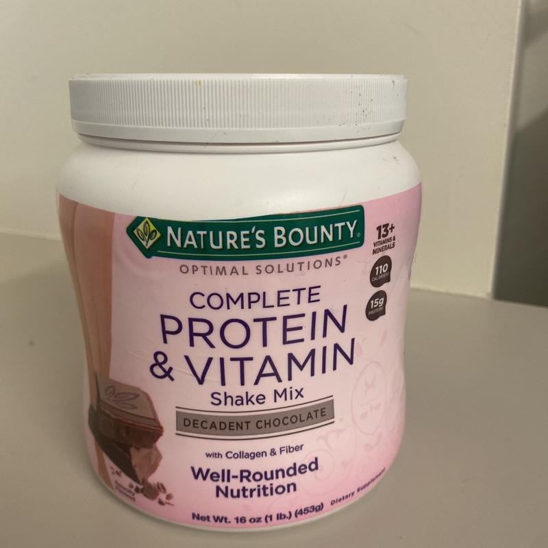 Complete Plant Protein & Vitamin Shake Mix – Nature's Bounty