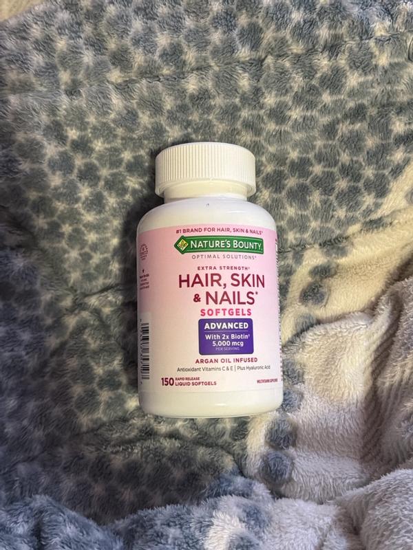 nature's bounty glutathione Nature's Bounty Optimal Solutions® Hair Skin & Nails Strawberry -- 80  Gummies main image 1