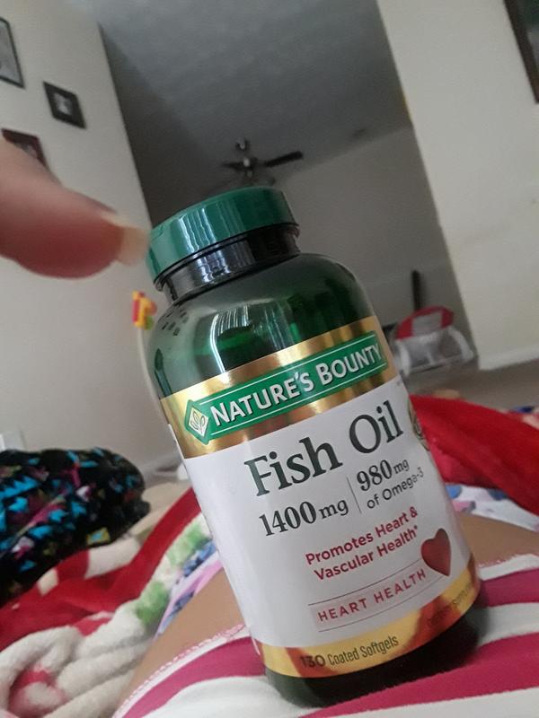 Nature's Bounty Fish Oil 1400 mg, 130 Coated Softgels