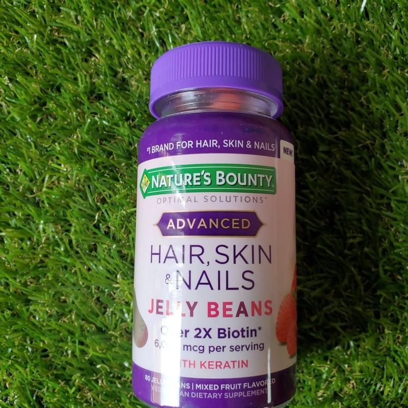 Nature's Bounty® 80-Count Advanced Hair, Skin & Nails Jelly Beans in Mixed  Fruit | Bed Bath & Beyond