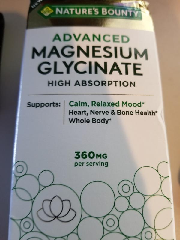 Advanced Magnesium Glycinate – Nature's Bounty