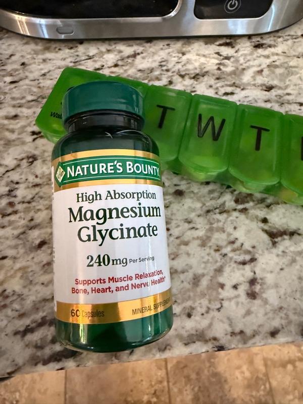 Magnesium Glycinate  Nature's Bounty