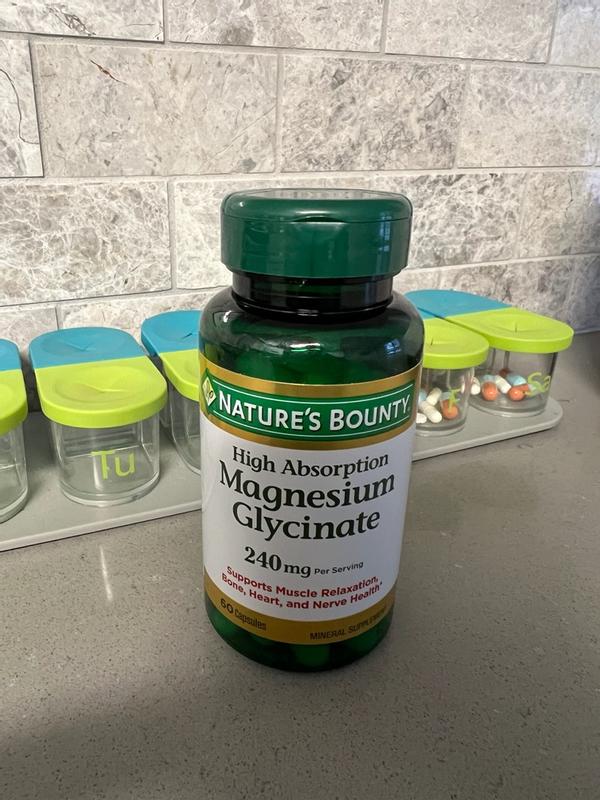 Magnesium Glycinate  Nature's Bounty