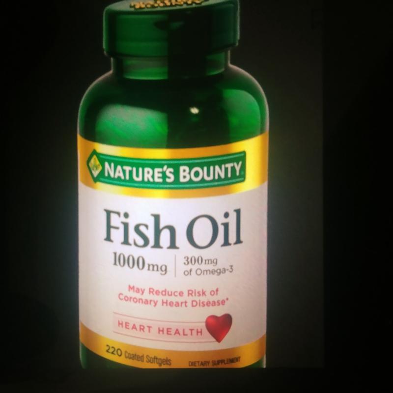  Nature's Bounty Fish Oil, Supports Heart Health, Dietary  Supplement, 300mg Omega-3, 120 Coated Softgels : Health & Household