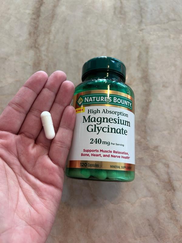 Magnesium Glycinate  Nature's Bounty