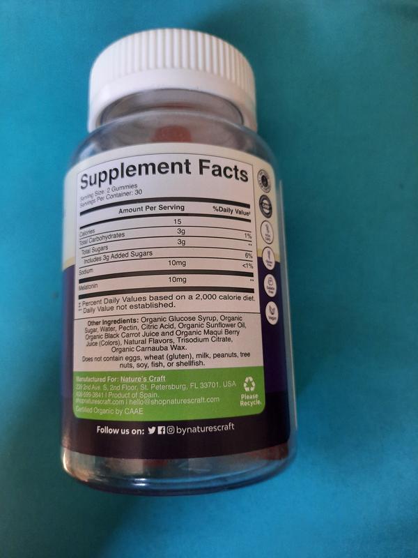 The back of the bottle