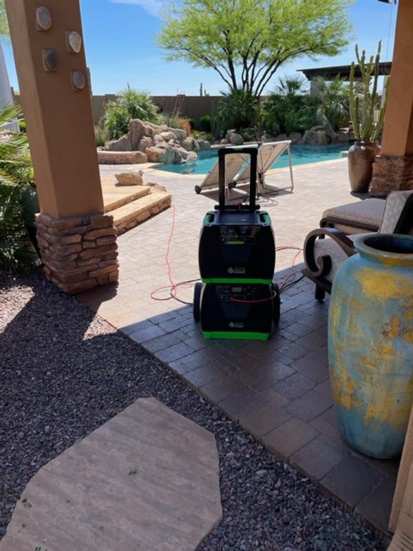 My Elite being used for yard work and charging at the same time. I use to trim bushes, approximately 3-4 hours twice a month.