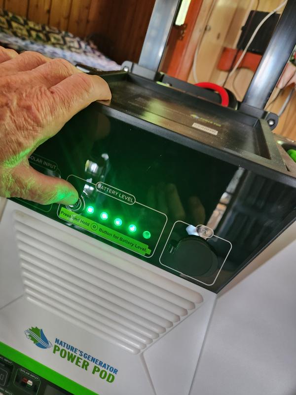 Next day after full charge only 4 out of 5 LEDS on power pod