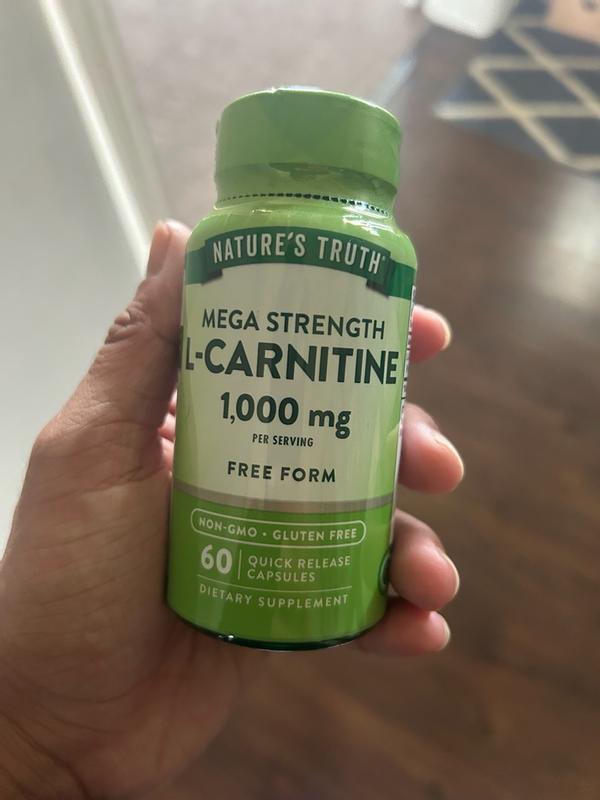 nature's truth l-carnitine L-Carnitine 1000 mg