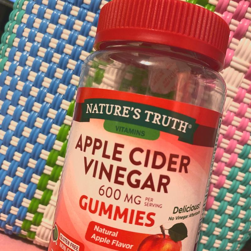 Walgreens Apple Cider Vinegar 500 mg Gummies Natural Apple