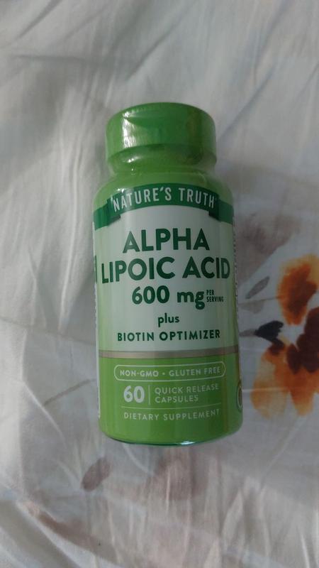 NT Alpha Lipoic Acid 600mg + Biotin 60 Caps