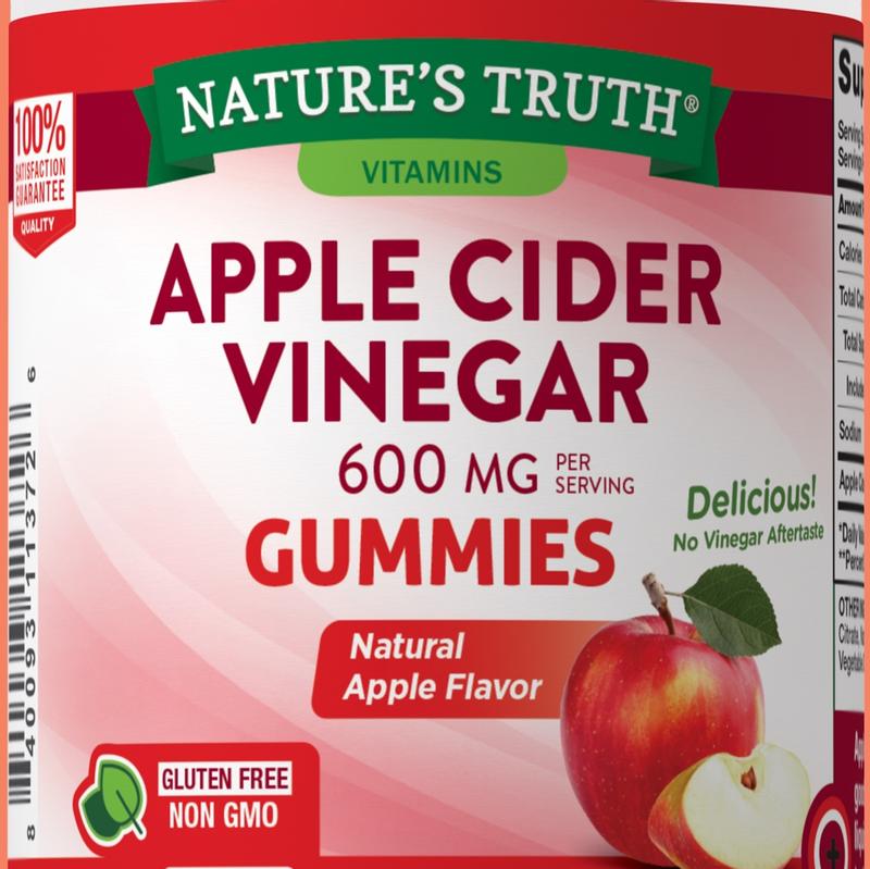 Nature's Truth Apple Cider Vinegar Gummies (120 Count)