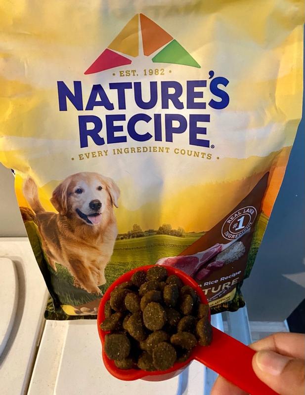 Nature s Recipe Mature Dry Dog Food Lamb Rice 4lb Meijer