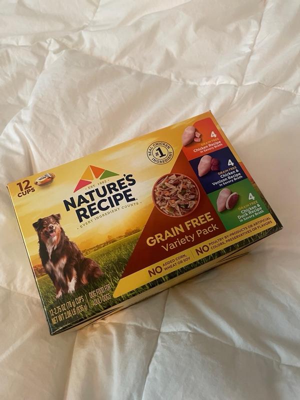 Nature s Recipe Wet Dog Food Original Variety Pack Grain Free