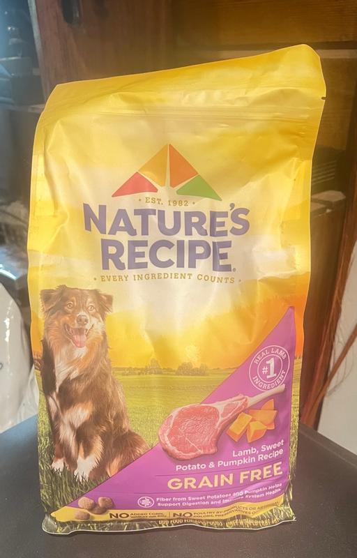 Nature s Recipe Grain Free Lamb Sweet Potato Pumpkin Dry Dog