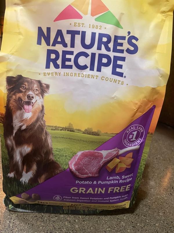 Nature s Recipe Grain Free Lamb Sweet Potato Pumpkin Dry Dog