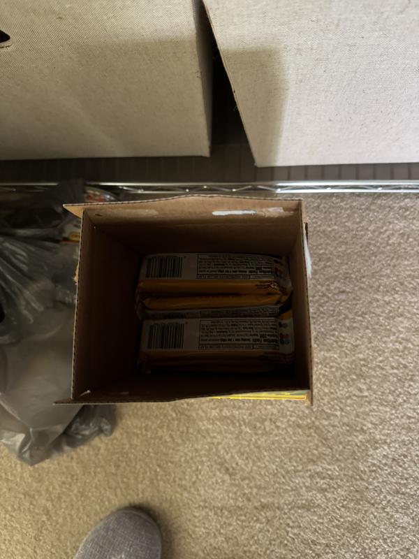 Expand to see depth. They are in there. This is now what Nature Valley calls “a “Full Box”.  Finally got the site to accept the image.