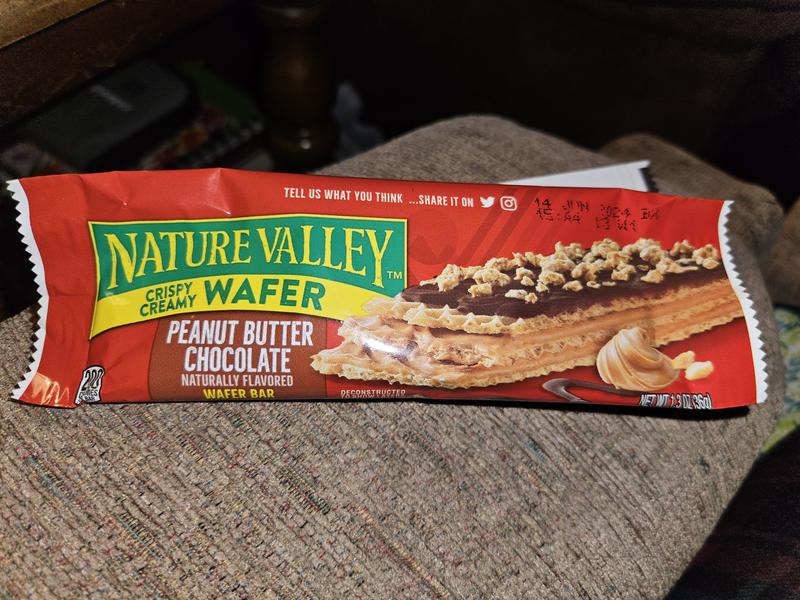 Nature Valley Crispy Creamy Wafer Bar Peanut Butter Chocolate