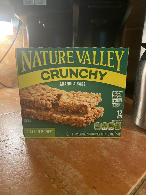 Nature Valley Crunchy Granola Bars, Oats 'n Honey, 1.49 oz, 18 ct
