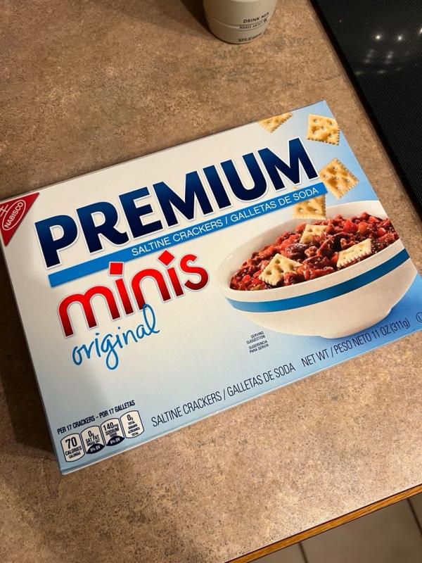 Premium Unsalted Tops Saltine Crackers, 16 oz Meijer