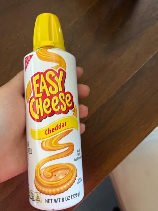 Kraft Easy Cheese Cheddar Cheese Snack, 8 Oz