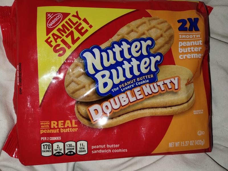 Buy Nutter Butter Double Nutty Peanut Butter Sandwich Cookies