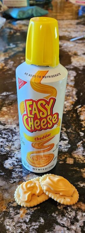 NABISCO EASY CHEESE CHEDDAR SPREADABLE NO NEED TO REFRIGERATE 3