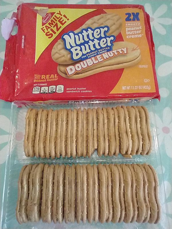 Nutter Butter Double Nutty Peanut Butter Sandwich Cookies, Family