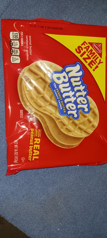 Nutter Butter Double Nutty Peanut Butter Sandwich Cookies, Family