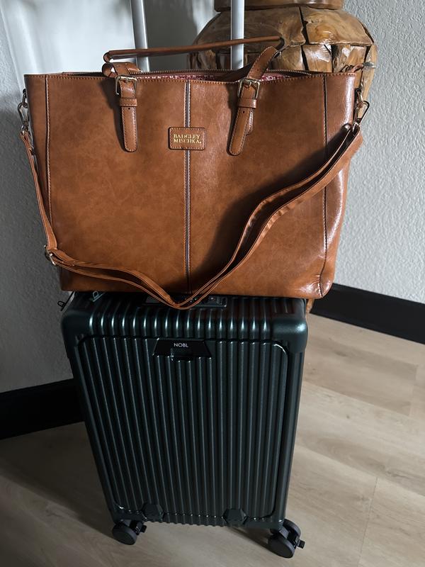 Customer photo for "Soft Leather Carry-on"