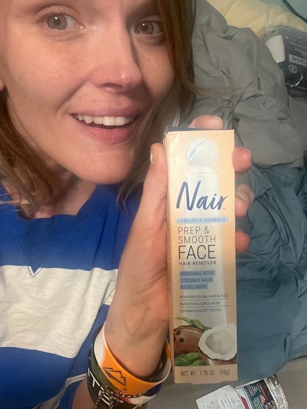 Nair Prep Smooth Face Hair Remover Sensitive Formula