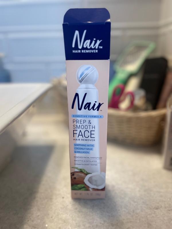 Nair Prep Smooth Face Hair Remover Sensitive Formula