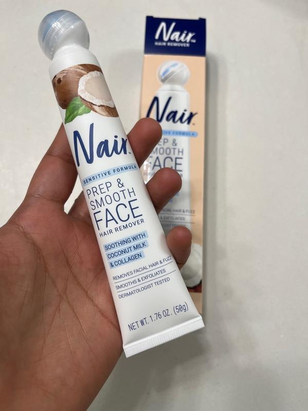 Nair Prep Smooth Face Hair Remover Sensitive Formula