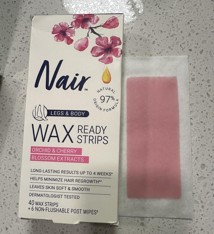 Nair™ Wax Ready-Strips for Legs & Body, DIY Waxing