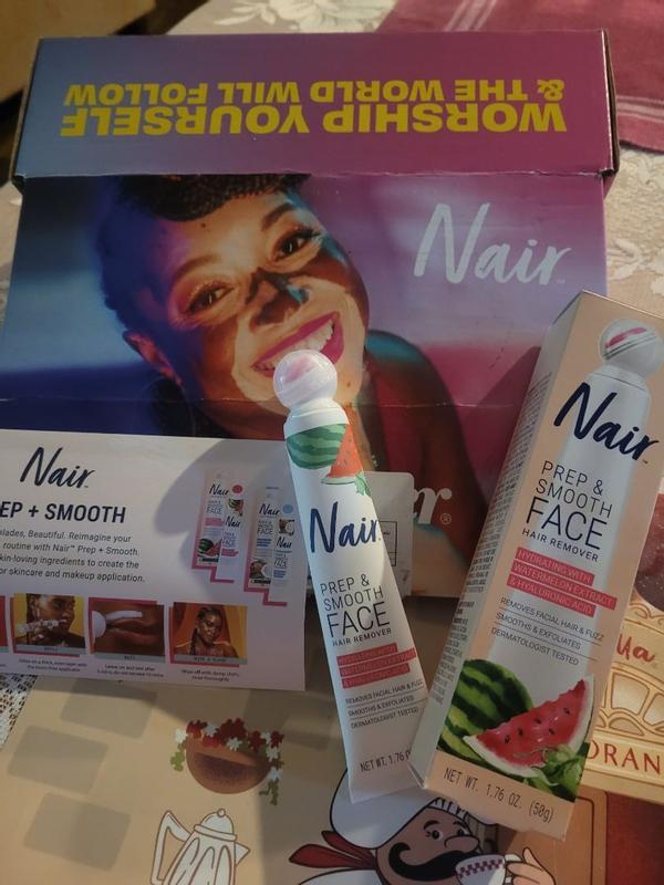 Nair Prep Smooth Face Hair Remover Cream for women