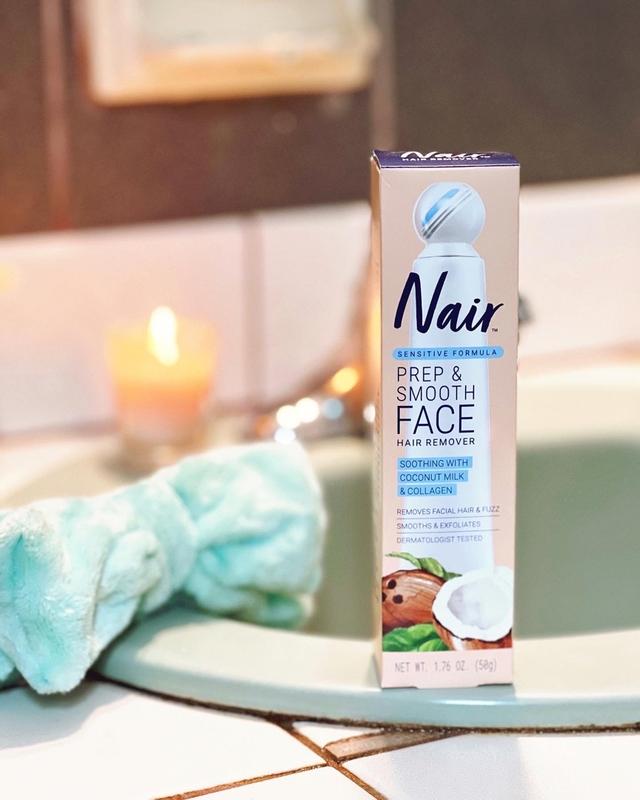 Nair Prep Smooth Face Hair Remover Sensitive Formula