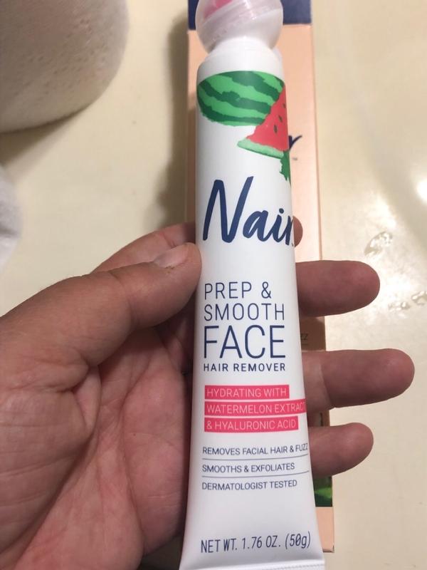 Nair Prep Smooth Face Hair Remover Cream for women