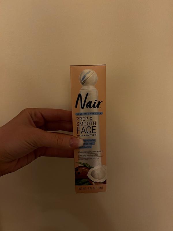 Nair Prep Smooth Face Hair Remover Sensitive Formula