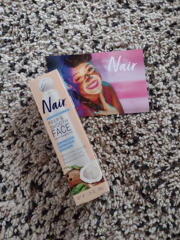 Nair Prep Smooth Face Hair Remover Sensitive Formula