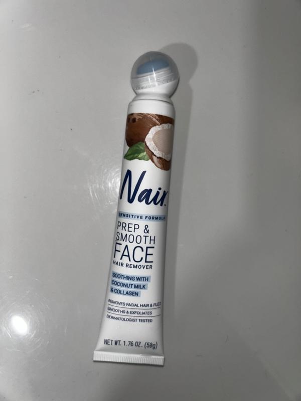 Nair Prep Smooth Face Hair Remover Sensitive Formula