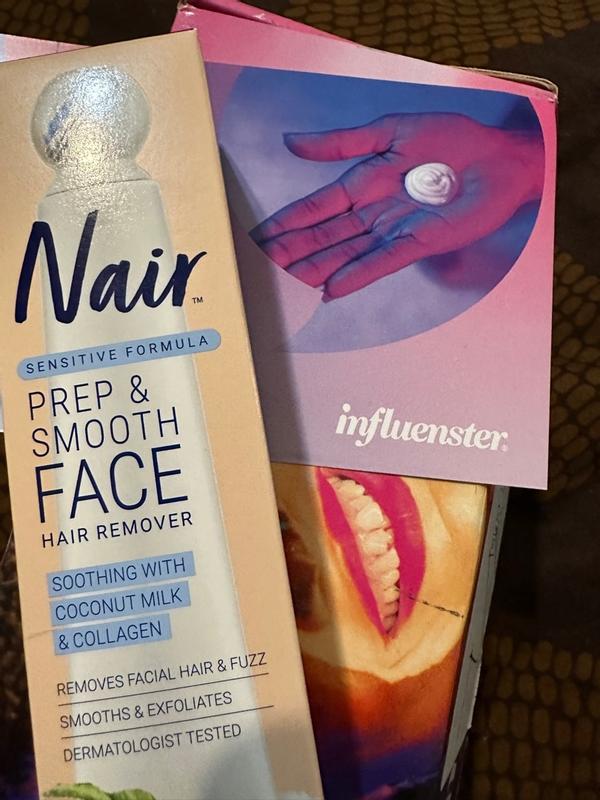 Nair Prep Smooth Face Hair Remover Sensitive Formula