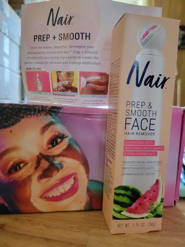 Nair Prep Smooth Face Hair Remover Cream for women