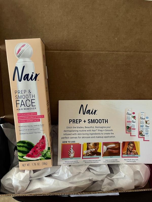 Nair Prep Smooth Face Hair Remover Cream for women