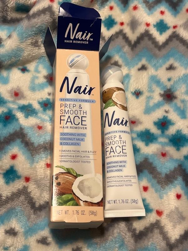 Nair Prep Smooth Face Hair Remover Sensitive Formula