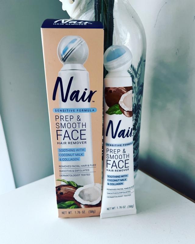 Nair Prep Smooth Face Hair Remover Sensitive Formula