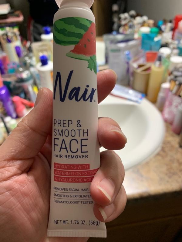 Nair Prep Smooth Face Hair Remover Cream for women