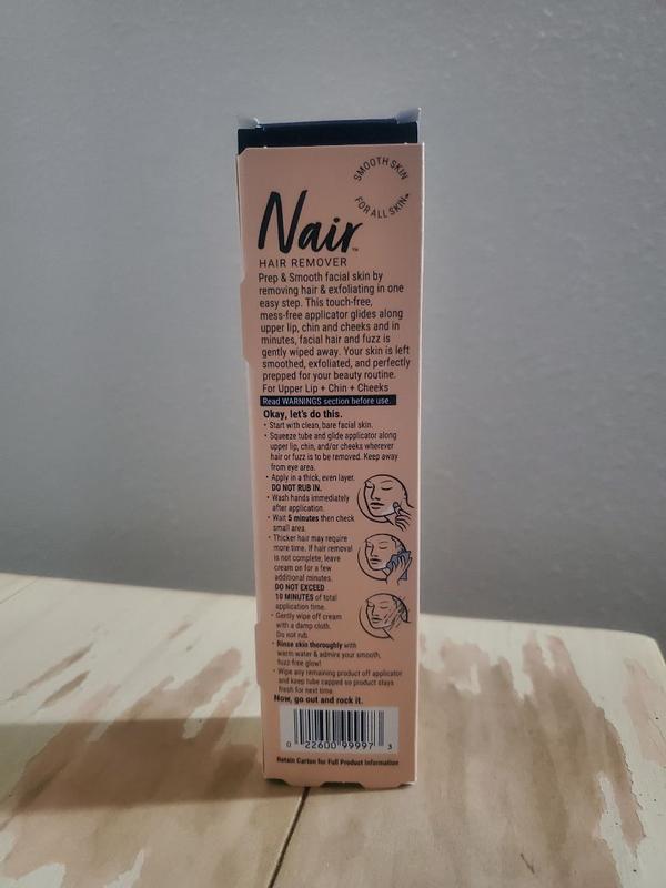 Nair Prep Smooth Face Hair Remover Cream for women